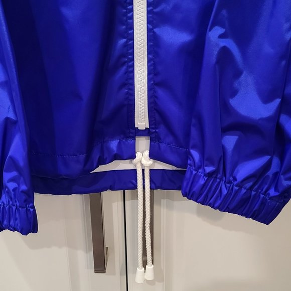 Burberry Blue Hooded Raincoat (Unisex) - Picture 4 of 7